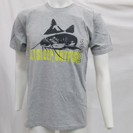 Gander Mountain Men's Eat, Sleep, Catchfish T-shirt in Grey -