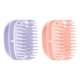 thumbnail image 2 of Cepillo de champú para masaje del cuero cabelludo, ergonómico y portátil, para hombres y mujeres, para cabello húmedo y , de goma, para limpieza Rosa y morado, 2 of 8