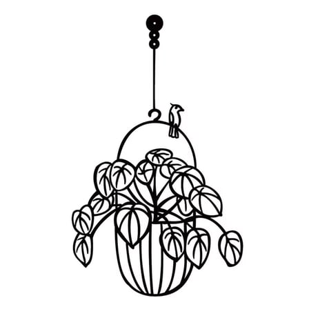 NAMZI Metal Wall Art Decor for Living Room, Home Decor Living Room Wall Decor, Silhouette Wall Art(Black)