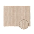 thumbnail image 5 of · REDEARTH · Jute Cotton Area Rug - 8'x10' Rectangular Rug, Sustainable Handwoven, Non-Shedding, Soft & Durable – Reversible, Neutral Tones for Home Décor in Living Room, Dining Room, Bedroom, 5 of 11
