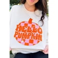 thumbnail image 3 of 2025 Winter New Halloween Pattern Pullover Tops Women European and American Personality Niche Colorblock Round Neck Sweater Women, 3 of 6