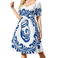 thumbnail image 3 of Spruce wreath with Bembel tendril swing Dress women's clothing korea stylish Women long dress, 3 of 7