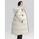 thumbnail image 2 of Abrigos con bloqueo de color, chaqueta larga de plumas para mujer, abrigos acolchados informales a la moda para desplazamientos diarios, parka gruesa y cálida con capucha, nuevas chaquetas de plumas 2, 2 of 4