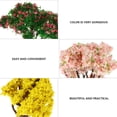 thumbnail image 2 of SHISUYAN 8Pcs Plastic Trees Bushes Decorative Trees DIY Crafts Adornments (Pink Green), 2 of 8