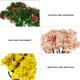 thumbnail image 5 of 8PCS Árboles de plástico arbustos árboles decorativos DIY Adornos de manualidades (rosa verde), 5 of 7