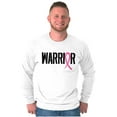 thumbnail image 5 of Warrior Breast Cancer Awareness BCA Women's Long Sleeve T Shirt Brisco Brands S, 5 of 6