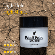 Pete & Pedro Hair POMADE - Men’s Hairstyling, Medium Hold, High Shine 2 oz.