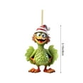thumbnail image 3 of 2D Acrylic Christmas Ornament – Multicolor Hanging Decoration for Tree, Car, Wall or Gift – Festive Holiday Pendant for Home Décor, 3 of 5