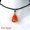 Red Agate, variant on 13*20mm Crystal Stone Gourd-shaped Gemstone Beads Pendant for Jewelry Making DIY-Unakite-1PC (No Rope)
