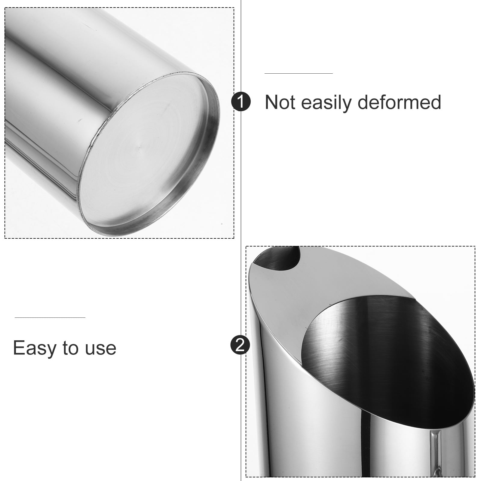 Hemoton Stainless Steel Beverage Pitcher with Handle for Home Use Silver Color 3.5L Capacity