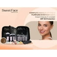 thumbnail image 4 of 15 pc STARTER KIT w/BRUSHES & CASE (EBONY) Mineral Makeup Foundation Blush Bronzer Illuminating Veil Set Bare Skin Matte Powder, 4 of 6