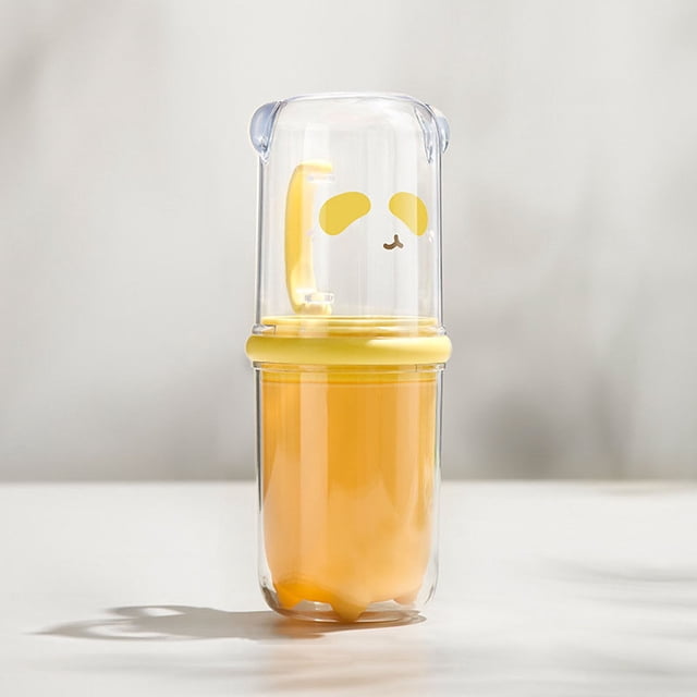Vaso para enjuague bucal de viaje, vaso portátil para cuidado bucal, vaso de lavador 3 en 1 para viajes, residencia y organización de almacenamiento en baños