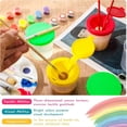 thumbnail image 4 of Juego de 24 Vasos de Pintura Antiderrames con Tapas Abatibles, Vasos de Pintura, Suministros de Arte para la Escuela y el Aula, 4 of 5