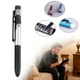 thumbnail image 2 of Qyaukm 3-In-1 Led Pen with Phone Holder, Foldable Ballpoint Pen & Tablet Stand, Portable Writing Tool with Light for Office, Home, Travel Essentials, 1 Pen, 2 of 9