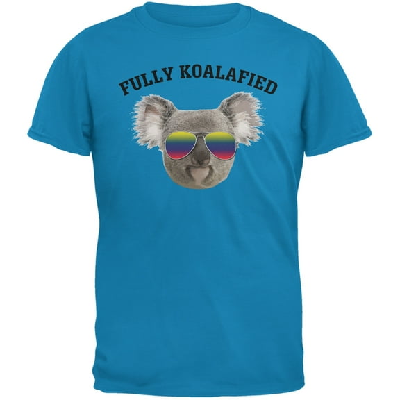 Fully Koalafied Sapphire Blue Adult T-Shirt - X-Large