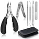 thumbnail image 1 of Toenail Clippers For Thick Nails And Ingrown Nails For Seniors - Stainless Steel Soft Grip Nail Clippers With Nail File, 1 of 5