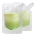 thumbnail image 4 of 100 Pcs Sacs à Boisson à Bec Transparent 1.75 OZ, Sacs à Boisson Transparents, Kit de Flacon Réutilisable, Bec 8.2 mm, Sans BPA, 4 of 4