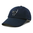 thumbnail image 4 of DALIX Black Cat Hat Womens Halloween Baseball Cap in Navy Blue, 4 of 6