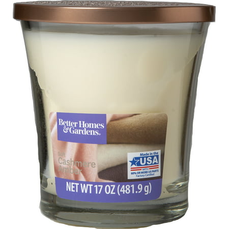 Better Homes & Gardens Soft Cashmere Amber Candle,