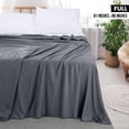 thumbnail image 2 of Pack completo de ropa de cama Flat Sheets Utopia de microfibra cepillada suave, 2 of 6