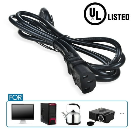 PKPOWER 5ft/1.5m UL Listed AC Power Cord Outlet Socket Cable Plug Lead for Electro-Voice EV ELX115P ELX118P ELX-112P SXA180 Subwoofer Amplifier Speaker (Best Power Cable For Amplifier)