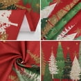 thumbnail image 5 of Oval Christmas Tablecloth 54x72 Inch, Red Xmas Holiday Christmas Tree Table Cloths Oval, 5 of 6