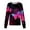 women's tops, variant on Women Long Sleeve Print Pattern Pocket Stand-Up Collar Single-Breasted Protective Cardigan Jacket Top, Casual Fashion Design For Daily Work Party Birthday Date, Suitable For