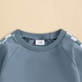 thumbnail image 4 of Xudanell Boy Baby Clothes 6 12 18 24 Months 2T 3T Boys Winter Long Sleeve Checkered Sweatshirt Tops Jogger Pants Set Boy Outfits, 4 of 6