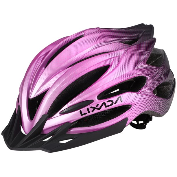Casco de ciclismo transpirable con luz trasera parasol mujer hombre yeacher Equipo de ciclismo
