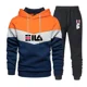 thumbnail image 3 of Nuevos pantalones de chándal de marca de alta calidad para hombre, sudaderas con capucha informales + pantalones largos, conjunto de 2 uds, ropa estampada de moda para exteriores, ropa deportiva para, 3 of 5