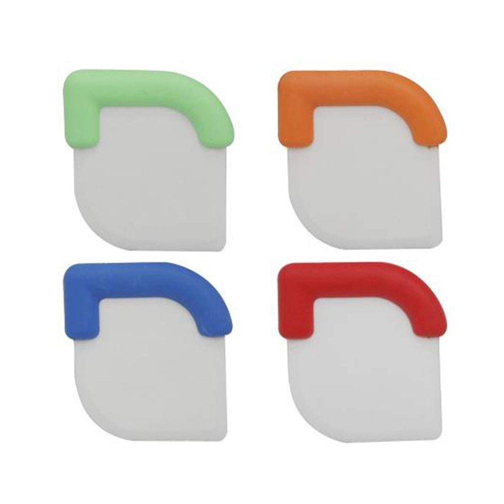 Kitch N’ Wares Silicone Pot Scraper Set of 4 Durable Scrapers with