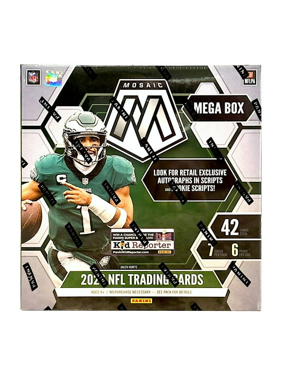 2023 Panini Mosaic NFL Football Trading Cards Mega Box