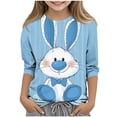 thumbnail image 4 of Eres Más Que una Camisa de Puntuación de Prueba Linda Impresión Del Día de Pascua 3/4 de Manga Top de Cuello Redondo para Niños, Camisas de Manga Larga de Niños de Poliéster Suave Tamaño 12-14 Juvent, 4 of 6