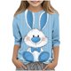 thumbnail image 1 of Eres Más Que una Camisa de Puntuación de Prueba Linda Impresión Del Día de Pascua 3/4 de Manga Top de Cuello Redondo para Niños, Camisas de Manga Larga de Niños de Poliéster Suave Tamaño 12-14 Juvent, 1 of 5