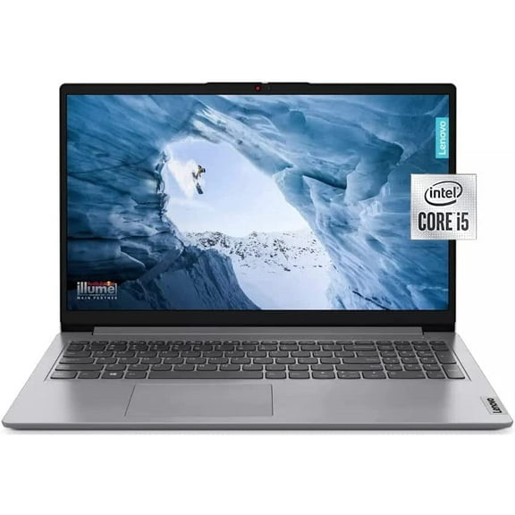 Lenovo 2023 Newest Ideapad 1i Laptop, 15.6 inch FHD Display, 10 Core Intel Core i5-1235U, 16GB RAM, 512GB SSD, Intel Iris Xe Graphics, Wi-Fi 6, Windows 11 Home, Cloud Grey, Bundle with JAWFOAL