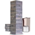 thumbnail image 1 of GoSports Giant Wooden Toppling Tower Stacking Game for Kids and Families – Gray, 1 of 6