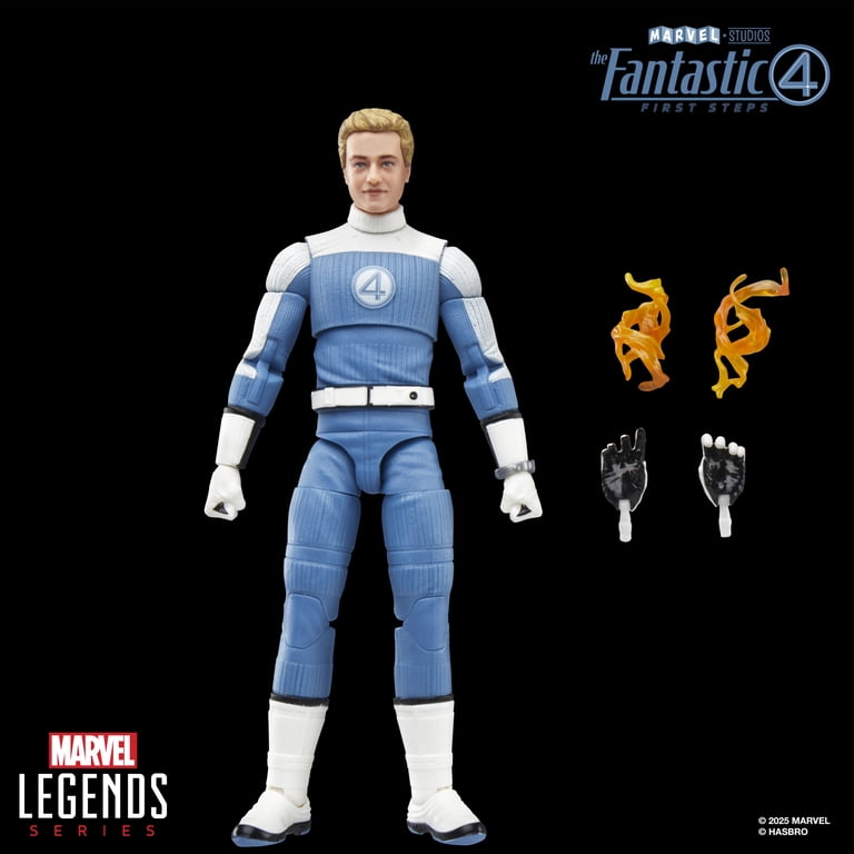 Fantastic Four, Action Figure, Johnny Storm, Multicolor, 6 inches