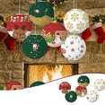 thumbnail image 1 of Birdeem Outdoor Christmas Decorations, Christmas Tree Decorations, 6 Pcs Christmas Decorations Party Paper Lanterns Set, Christmas Trees Decorations,For Christmas Party Decor, 1 of 8