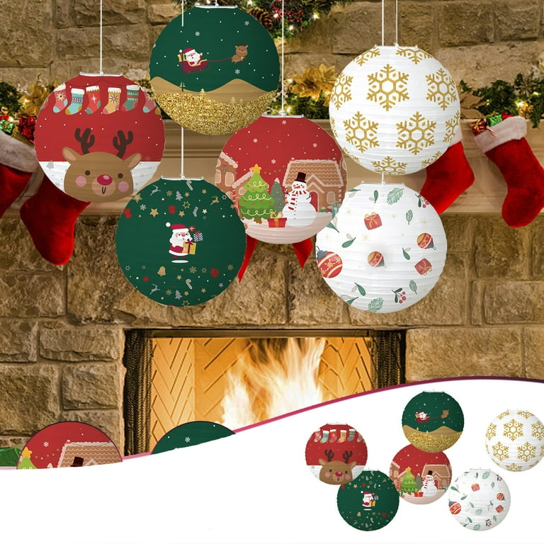 Paper Ornament Lanterns for Christmas Decor