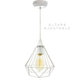 thumbnail image 2 of Lampara Colgante Vintage, Luz Ideal, Rubí Blanca, 2 of 4