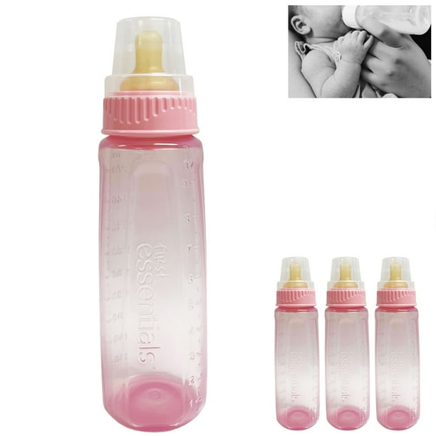 Ghtn 3PCS Nuk Baby Bottle BPA Free First Essentials 9Oz Leak Proof