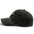 thumbnail image 3 of Gorra de béisbol de mezclilla lavada antigua retro de estilo coreano para hombres y mujeres, gorra de águila curva bordada de estilo callejero que combina con todo, de moda, 3 of 6