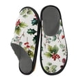thumbnail image 2 of IAUYY Memory Foam House Slippers Suitable for Both Men and Women. Comfortable, Anti-Slip Plush Flat-Bottomed Slippers The Best Holiday Gift Watercolor Collage Collection, 2 of 9