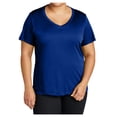 thumbnail image 2 of Yellow Rooster Women's PosiCharge Competitor V-Neck Tee True Royal 2XL, 2 of 7