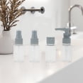 thumbnail image 5 of Unique Bargains 5 Pcs Travel Size Toiletries Bottles Containers Leakproof Squeezable Refillable Travel Bottles Set Gray, 5 of 5
