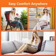 thumbnail image 3 of SoliSnug Heated Seat Cushion for Office Chair, Thick Heated Chair Pad, Auto Shut Off, 7 Heating Levels, Fast Heating, Heating Pad Seat Warmer for Ful, 3 of 7