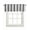Black gray, variant on Blue Gray Striped Kitchen Valances for Windows Farmhouse Linen Window Valance Curtain for Living Room Window Treatment Farmhouse Stripe Art Valance Rod Pocket Topper Drape, 54 x 18 Inch