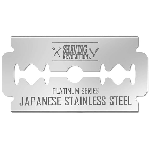 Viking Revolution - Double Edge Razor Blades - Men's Safety Razor Blades for Shaving - Japanese Steel - Gifts for Men - 100 Count