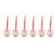 thumbnail image 4 of 6 piezas de adornos de campana de Navidad 2023, lindas campanas de Navidad de metal hechas a mano con Blanco, 4 of 9