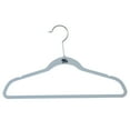 thumbnail image 3 of Simplify Kids 25 Pack Velvet Hangers in Light Blue, 3 of 7